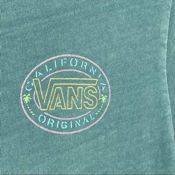 Vans California Original Custom T-shirt Teal Green - Picture 3 of 10